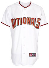 Washington Nationals team and player jerseys