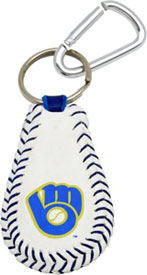 Brewers retro logo keychain