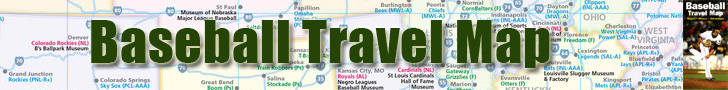 Baseball Travel Map