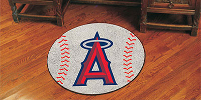 Angels baseball floor mat