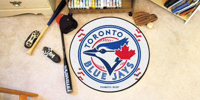 Blue Jays baseball floor mat