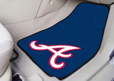 Braves carpet car mat