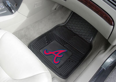 Braves vinyl car mat