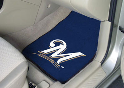 Brewers carpet car mat