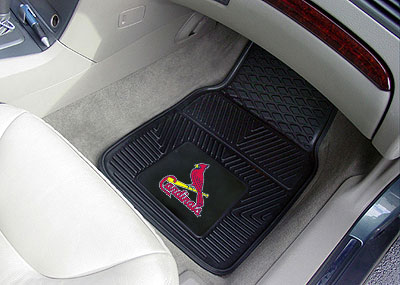 Cardinals vinyl car mat