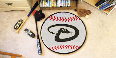 Diamondbacks baseball floor mat