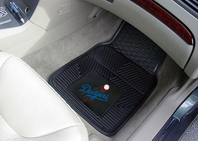 Dodgers vinyl car mat