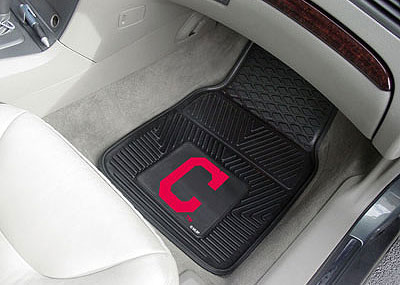 Indians vinyl car mat