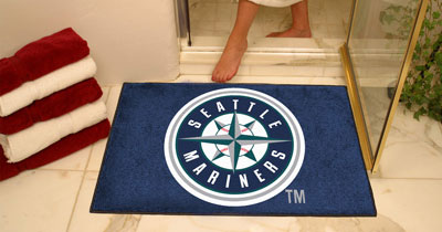Mariners bathroom mat