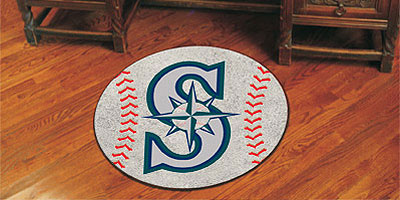 Mariners baseball floor mat