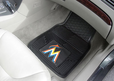 Marlins vinyl car mat