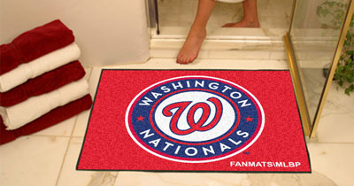 Nationals bathroom mat