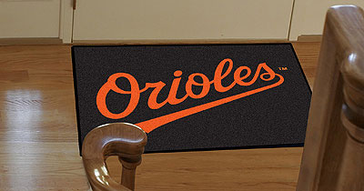 Orioles bathroom mat