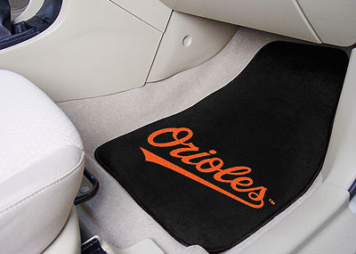 Orioles carpet car mat