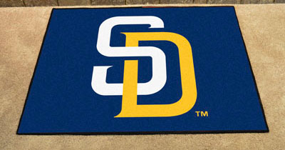 Padres bathroom mat