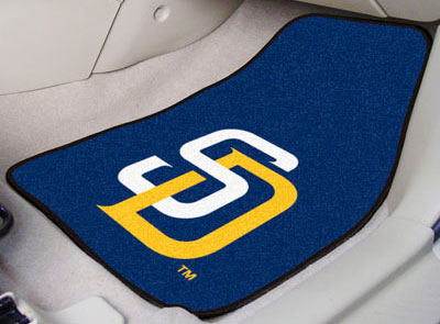 Padres carpet car mat