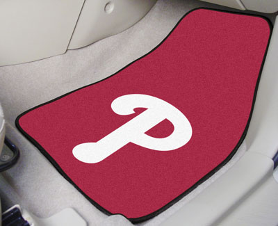 Phillies carpet car mat