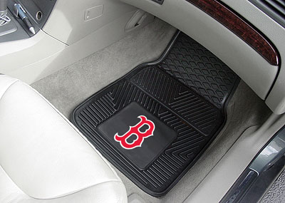 Red Sox vinyl car mat