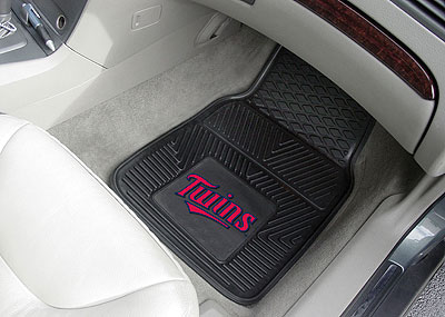 Twins vinyl car mat