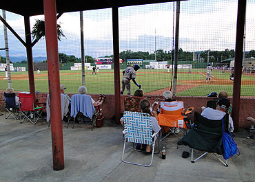 Fans can sit under the boxes in their own chairs