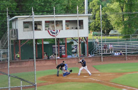 The sky box at Joe O'Brien Field