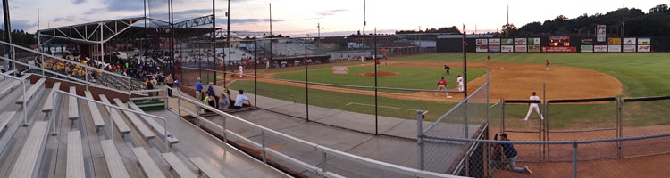 Panorama of Howard Johnson Field