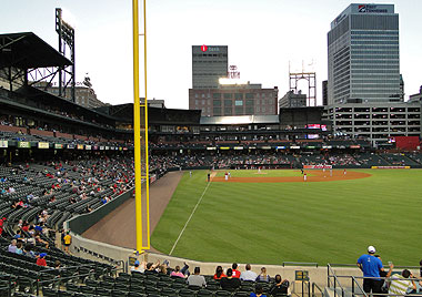 AutoZone Park and Memphis skyline