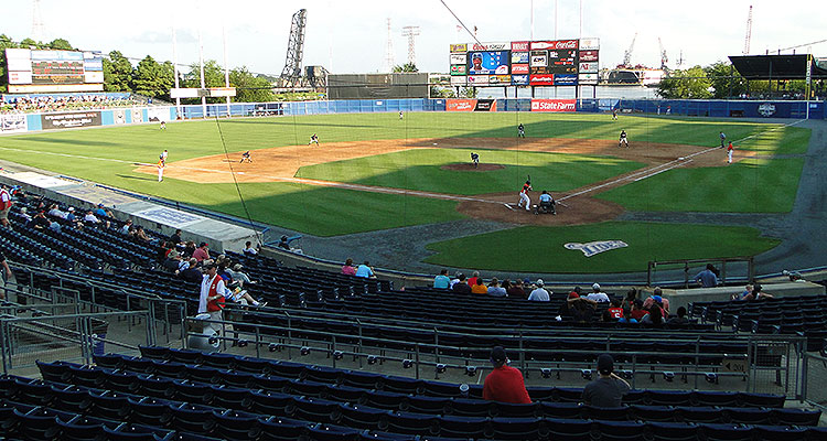 View from the grandstand at Central Park in Trinidad