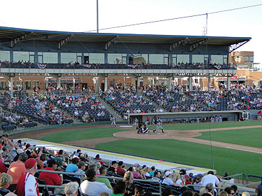 Suites and screen at Citibank Ballpark