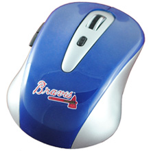 Atlanta Braves wireless computer mouse