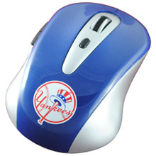 New York Yankees wireless computer mouse