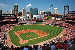 Busch Stadium mural