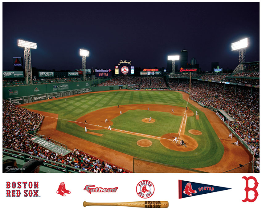 Fathead Boston Red Sox Fenway Park Stadium Mural Wall Decal