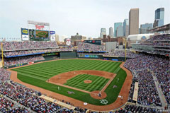 Target Field mural