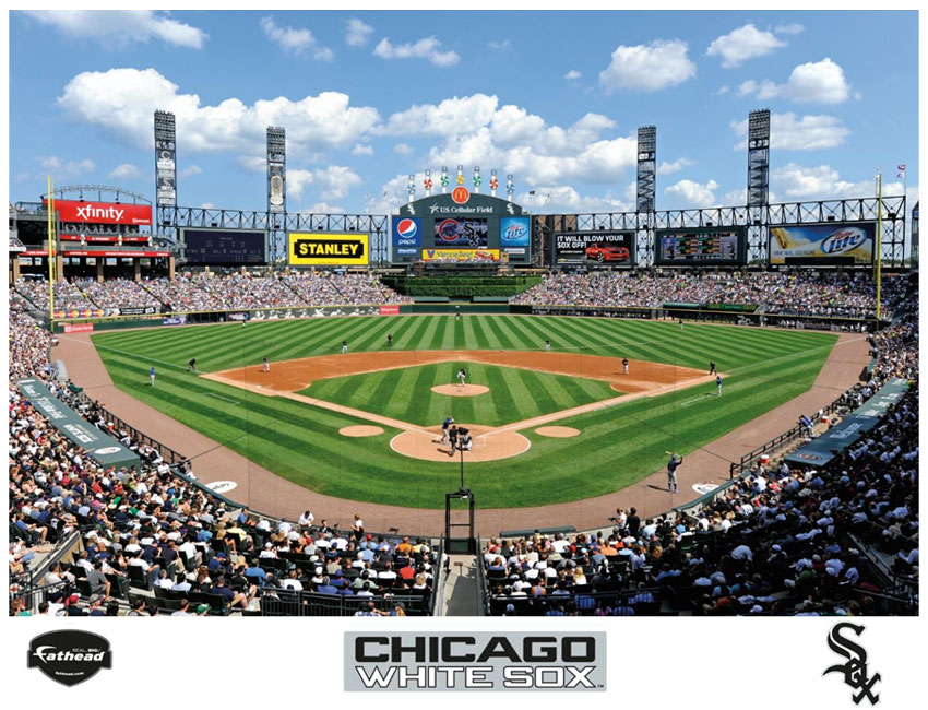 Chicago White Sox: Comiskey Park Stadium Mural - Officially Licensed M –  Fathead