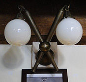 Ebbets Field rotunda light fixture