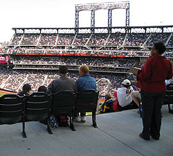 Plenty of good standing room is available in the upper deck thanks to its split-level design