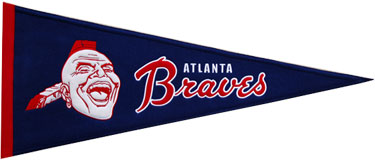 Braves retro pennant