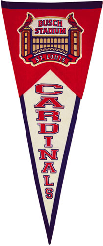 Busch Stadium pennant