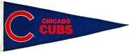 Cubs wool pennants