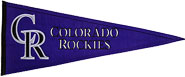 Rockies wool pennants