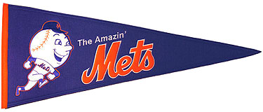 Mets retro pennant