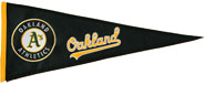 A's wool pennants