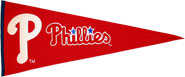 Phillies wool pennants