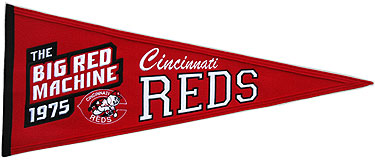 Reds retro pennant