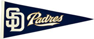 Padres wool pennants