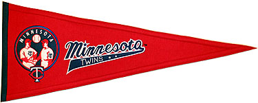 Twins retro pennant