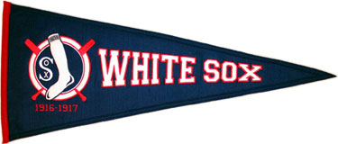 sox chicago pennant wool pennants mlb cooperstown streak winning vintage only baseballpilgrimages logo