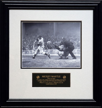 Mickey Mantle during rookie year