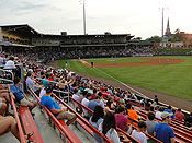 Fluor Field bleachers